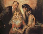 Franz von Lenbach The Artist wiht his Wife and Saughters USA oil painting reproduction